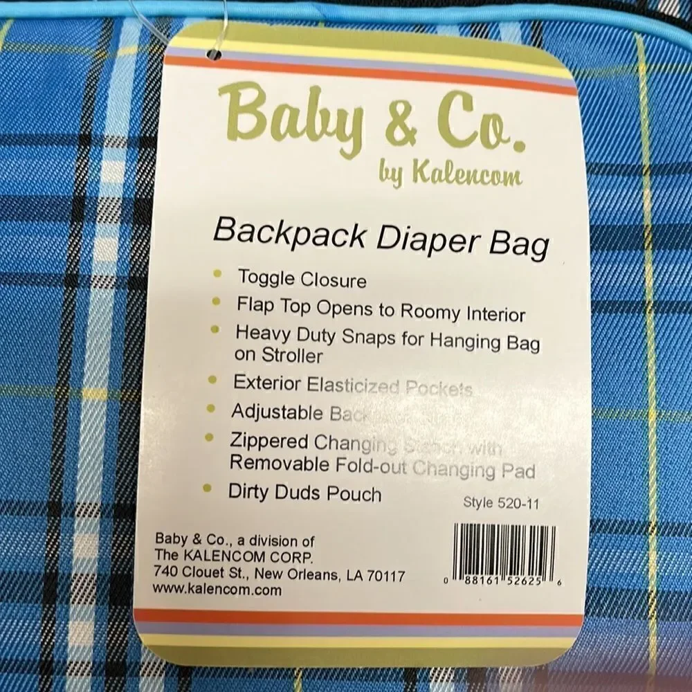Kalencom backpack diaper bag